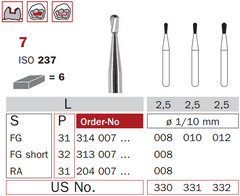 Carbide Burs 007