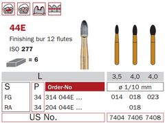 Finishing Burs 044E