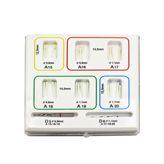 Micropost A kit 15-20 -24 post+2 drills-glass