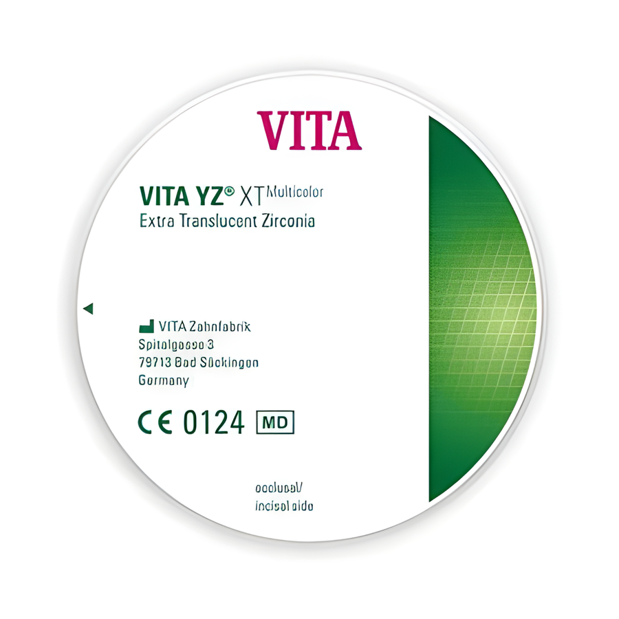 VITA YZ Multy Translucent, OM3, 46-50 % translucency- 850-1200 Mp, Ø 98.4 x, H 25 mm