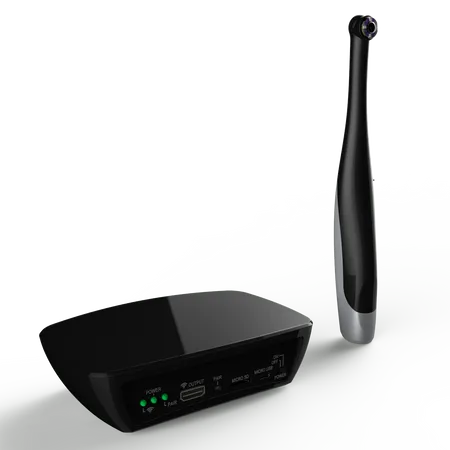 Wireless Full HD Intraoral Camera w/ USB, HDMI and SD Card + Detector function to detect Dental Plaque & Dental Calculus
