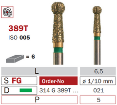 Zirconia Crown Cutter 389T