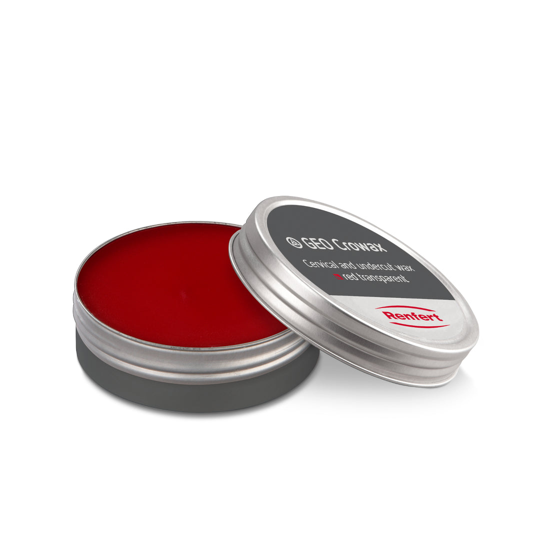GEO Crowax Cervical and undercut wax red transparent 80g