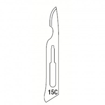 SCALPEL BLADES N.15C - 100 pcs