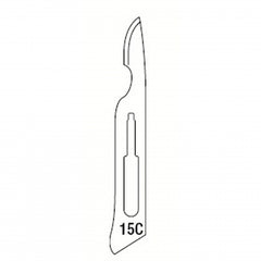 SCALPEL BLADES N.15C - 100 pcs