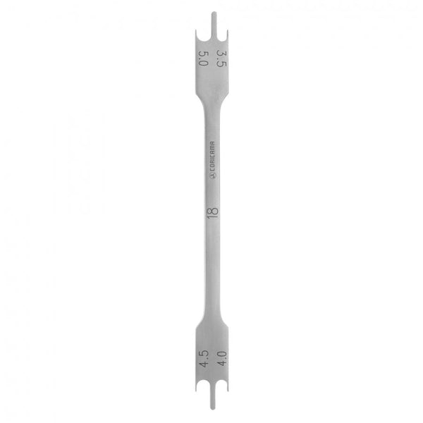 BRACKET HEIGHT GAUGE SLOT 018 (Stainless Steel) Coricama