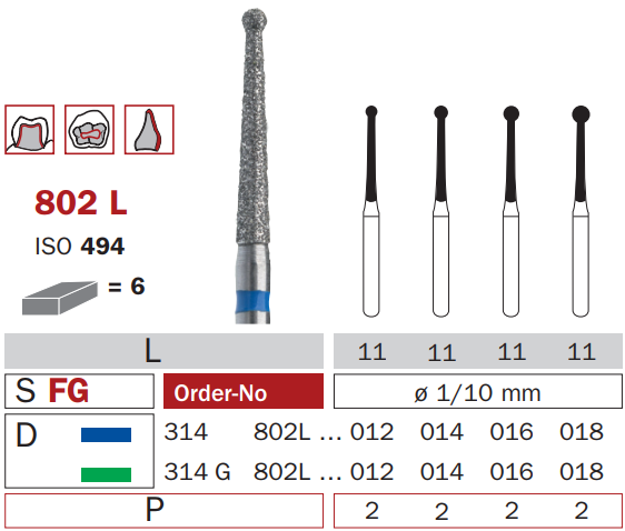 FG Diamonds 802L