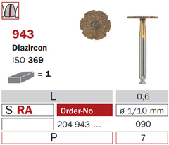 Diazircon Crown Cutter 943