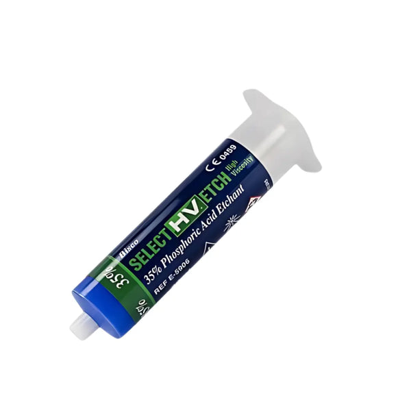 Select HV Etch: 35% Gel phosphoric acid Bisco