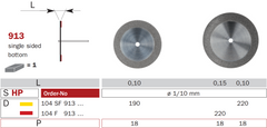 Flexible Diamond Discs 913