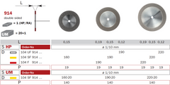 Flexible Diamond Discs 914