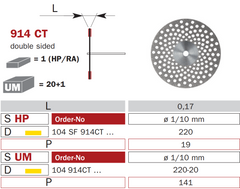 Flexible Diamond Discs 914 CT