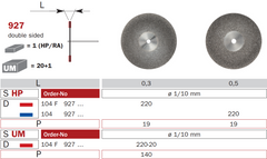 Flexible Diamond Discs 927