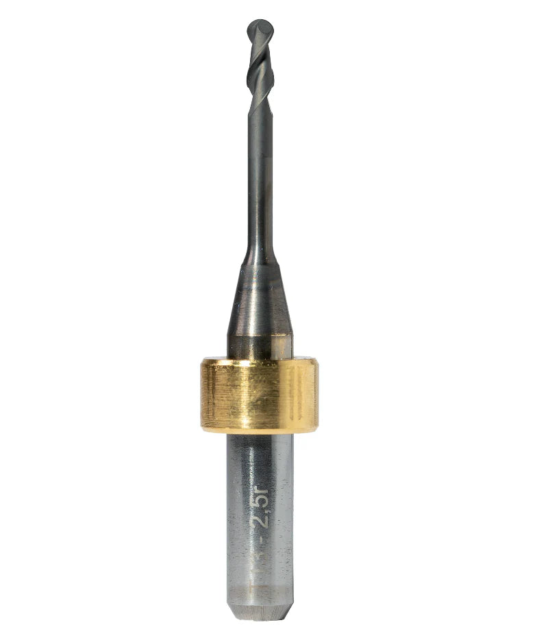 T13/T40/T50 Radius Milling Tool, Diamond-coated, 2.5 | 6 mm Shank