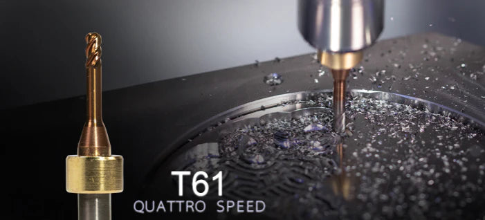 T61 Quattro Speed Milling Tool, 3.0 | 6 mm Shank