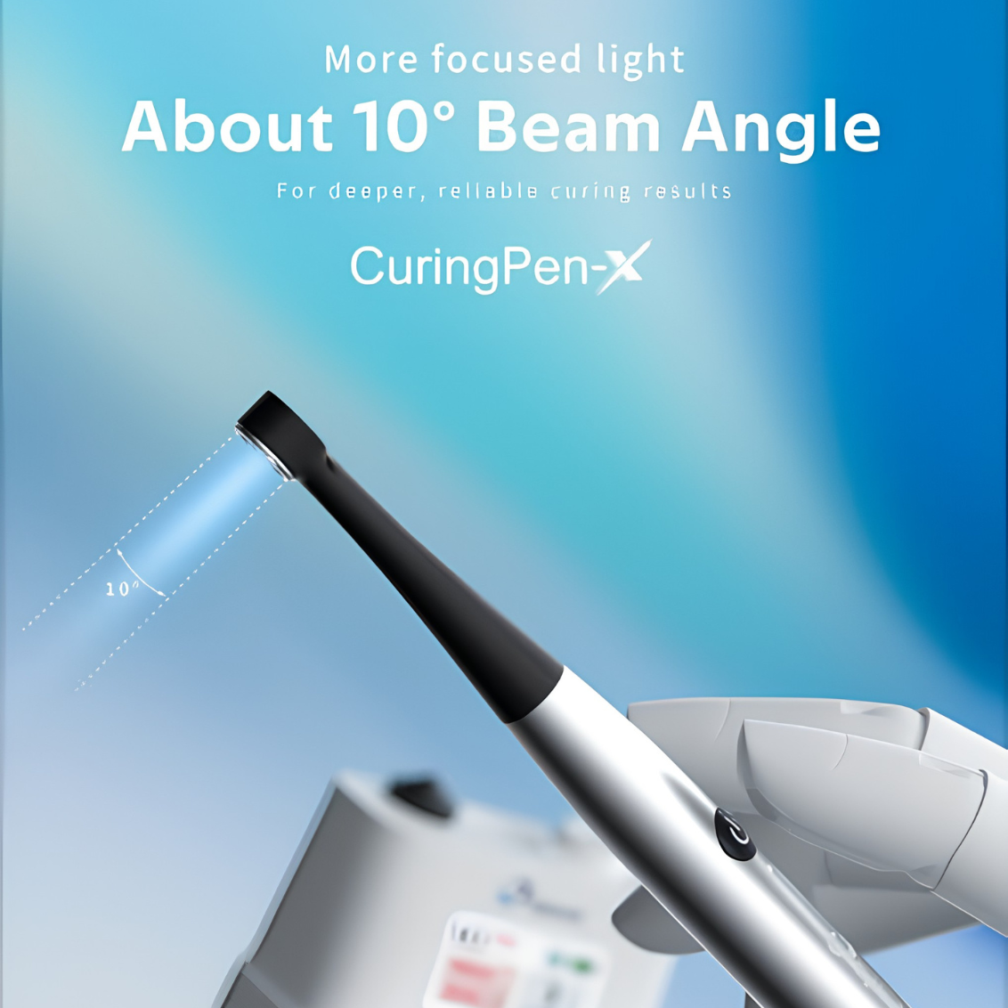 Curing Pen-X Smart Wireless LED Light Curing Unit with Bluetooth & Magnetic Tips