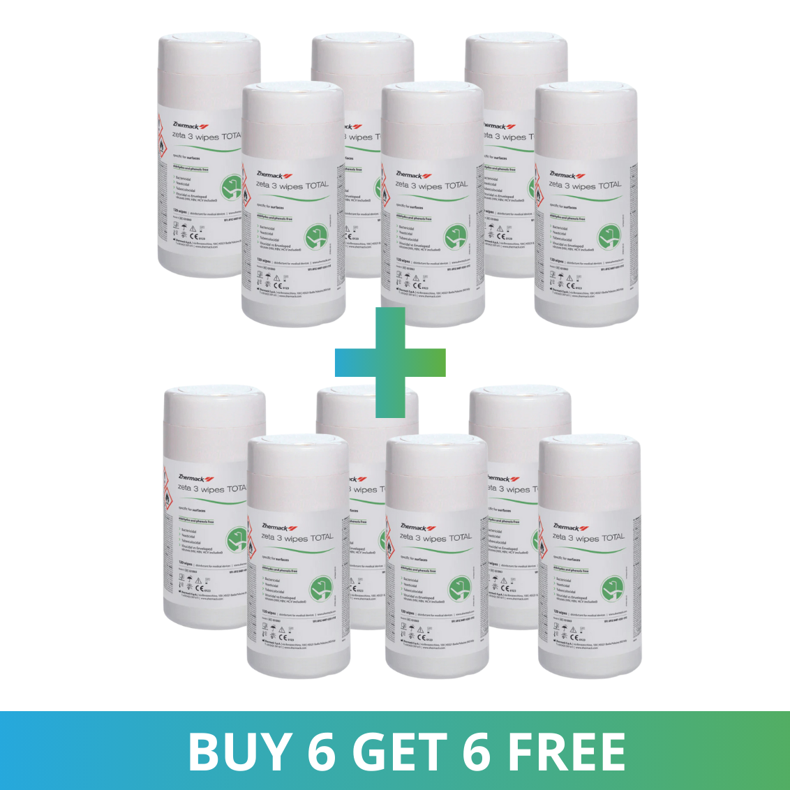 Zeta 3 Total Wipes Alcohol Dispenser 120pcs (Buy 6 Get 6 Free )