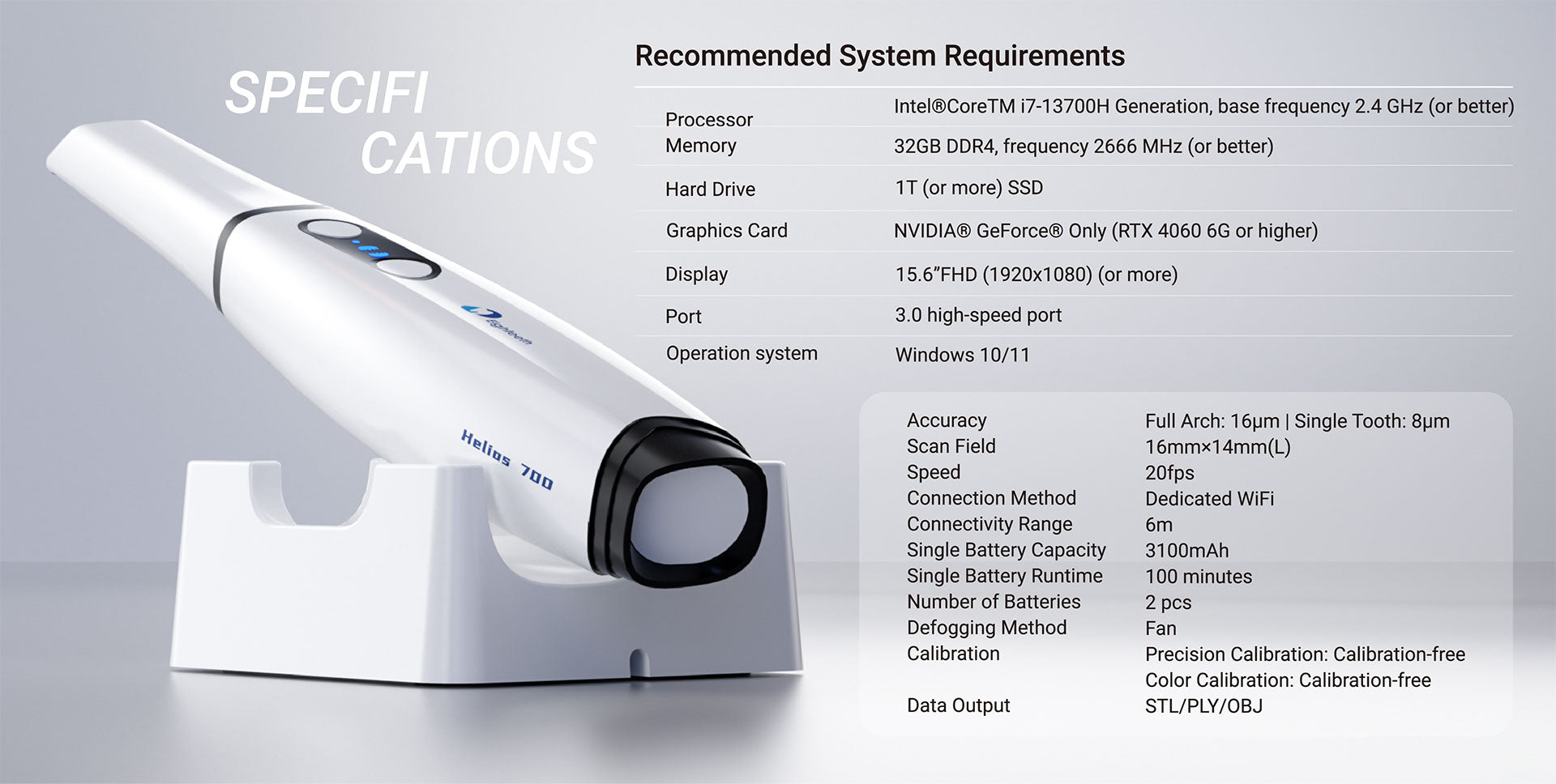 Helios 700 - Intraoral Scanner Wireless