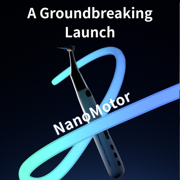 NanoMotor Brushless Endodontic Motor System, Bluetooth Connectivity for Settings Control, Integrated Apex Locator Compatibility (FindPex pairing)