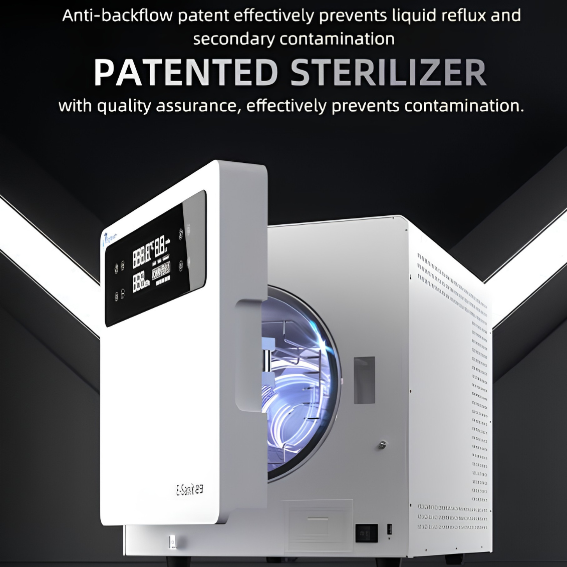 E-Sanit Smart Class B Steam Sterilizer Autoclave Advanced Sterilization Performance with Intelligent Control & Rapid Cycle Efficiency, 23 Liter