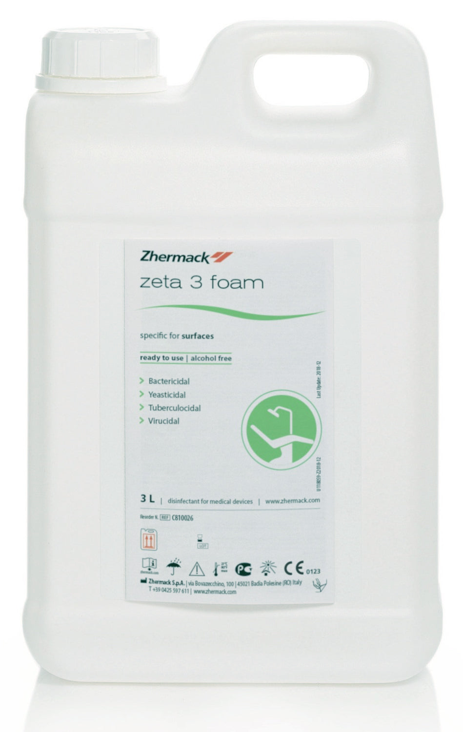 Zeta 3 Foam Alcohol Free Refill 3000ml