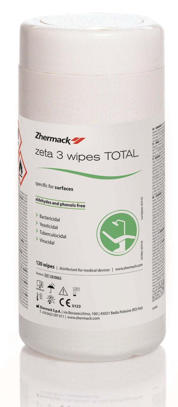 Zeta 3 Total Wipes Alcohol Dispenser 120pcs