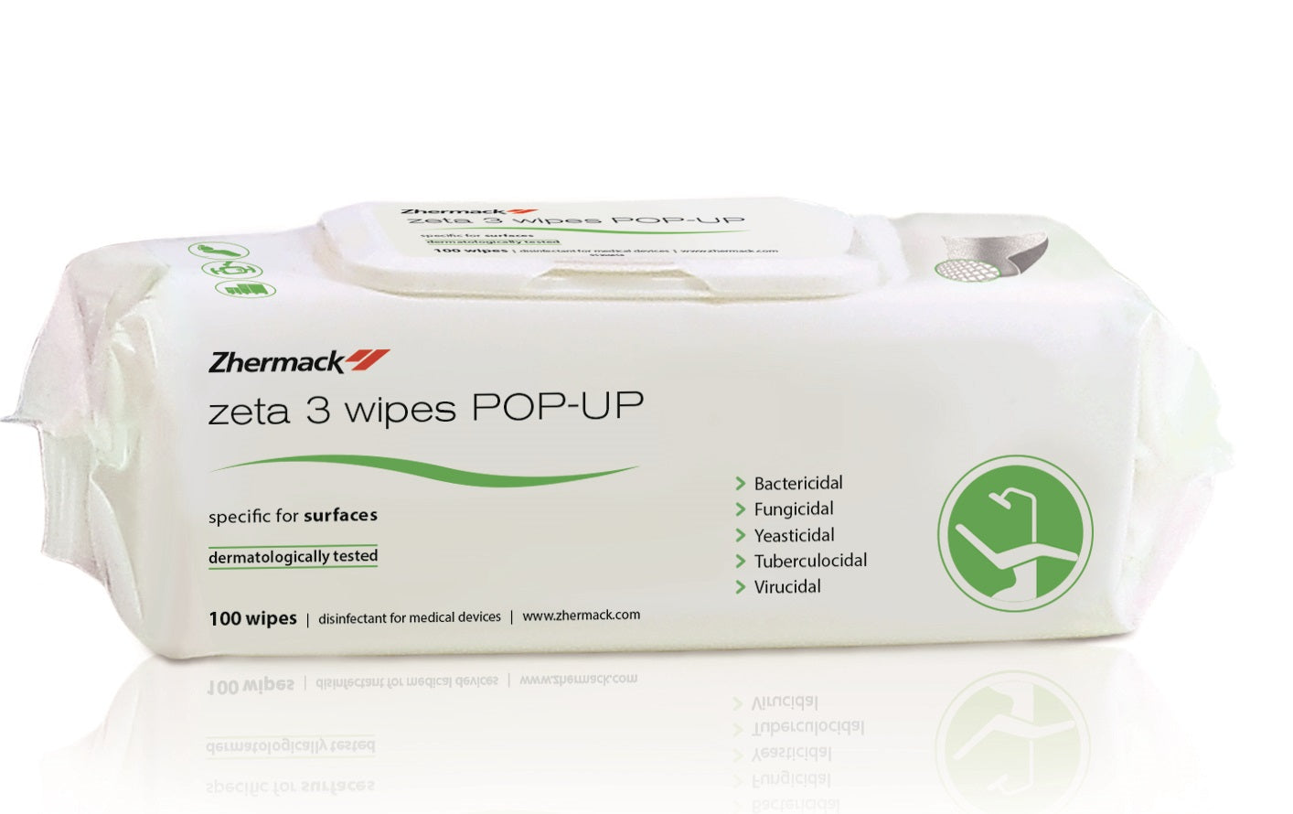 Zeta 3 Wipes Popup Alcohol Free