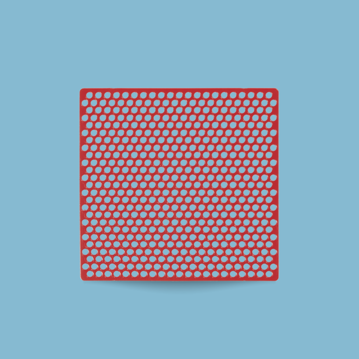 Grid meshes red
